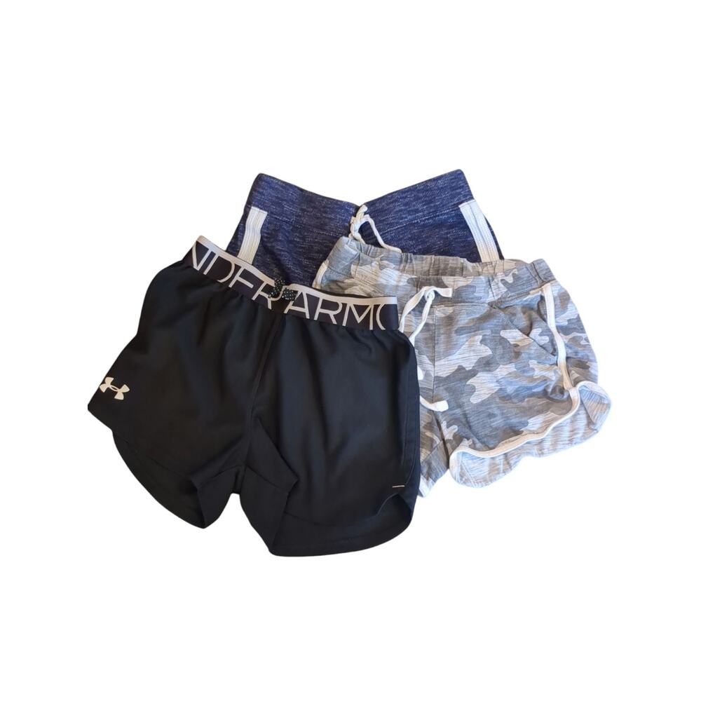 girl's 3 pairs of Athletic shorts size M (8)